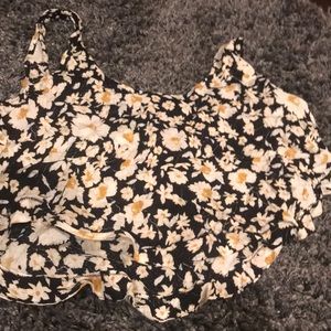 Urban flower crop top